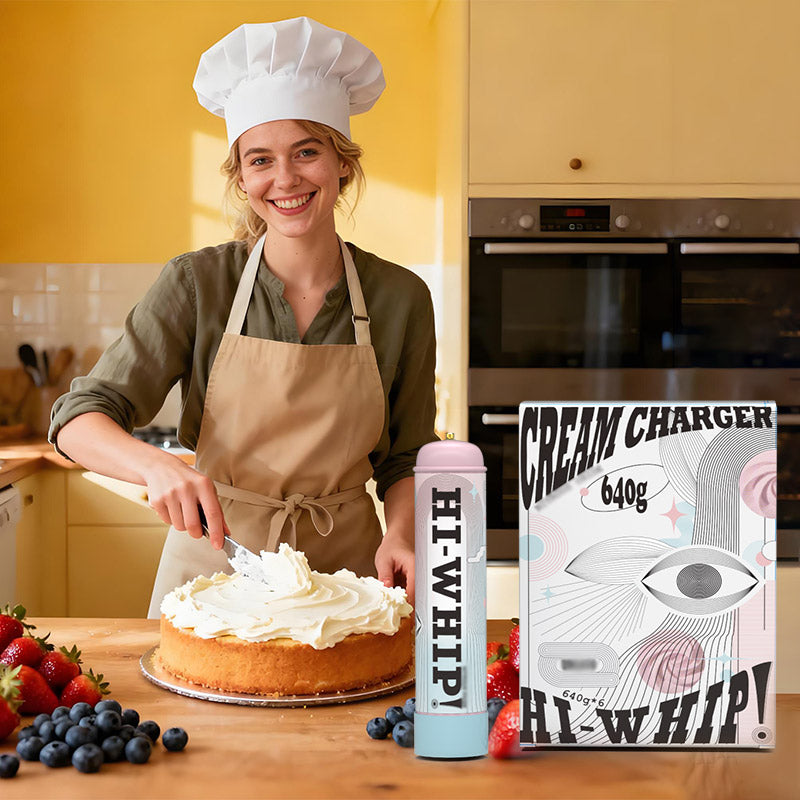 Food-grade N2O cream chargers by Sokka Gas