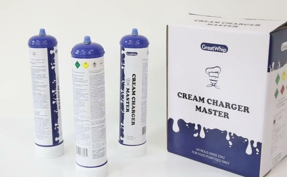 thumbnail image 2 of GreatWhip 700g Whipped Cream Chargers - Mango Flavor N2O Cylinders For Cream Whippers (6 Pack) 2 of 6