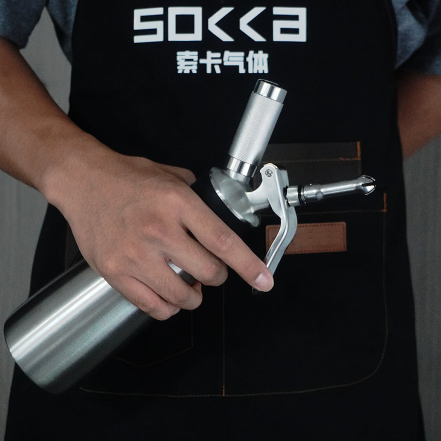 Sokka 500ml Stainless Steel Cream Dispenser for Desserts