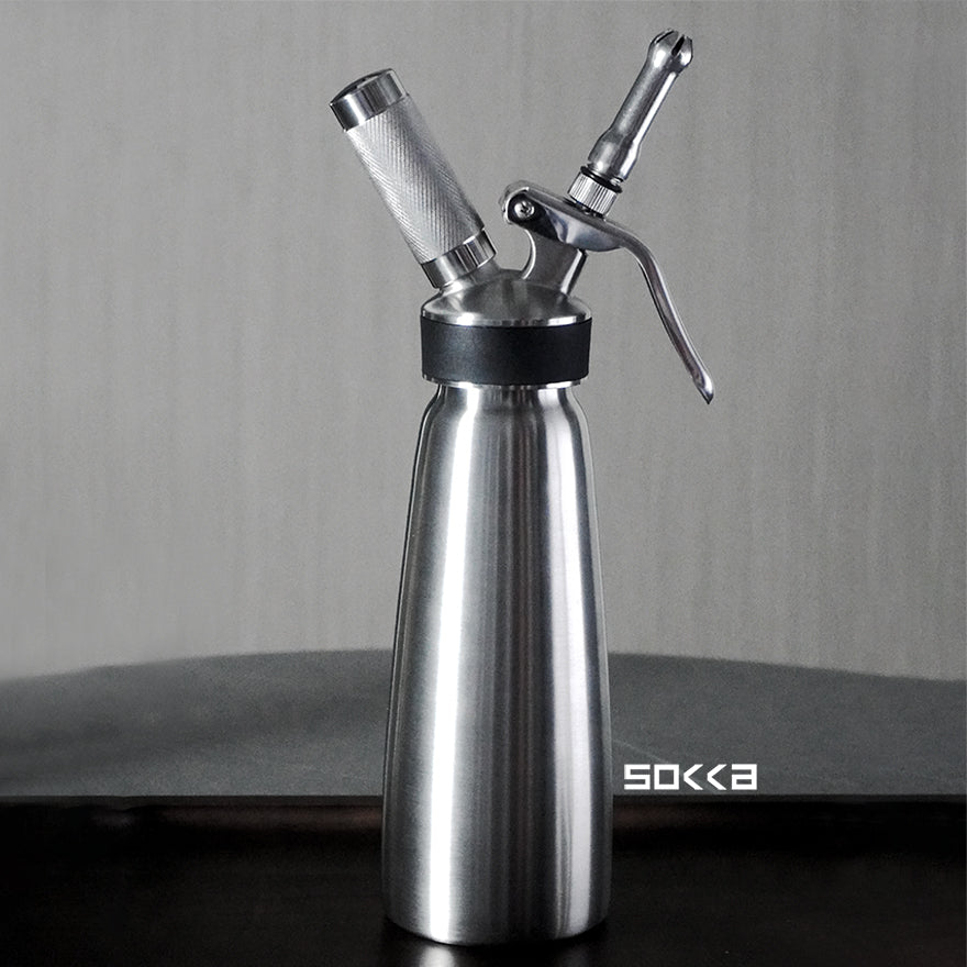 Sokka 500ml Stainless Steel Cream Dispenser for Desserts